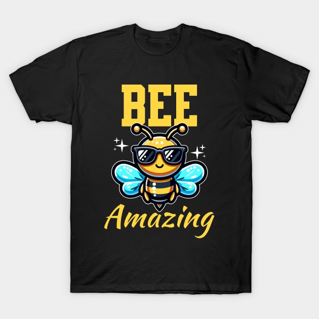 Bee Amazing Funny Honey Bee T-Shirt by Odetee